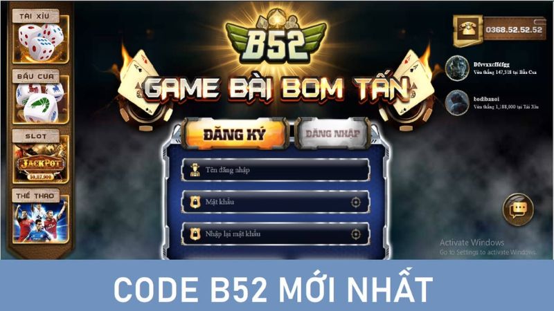 Mã code chất lượng đến từ B52 Club