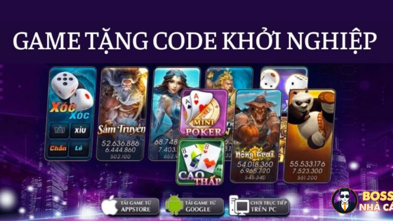 Game tặng code tại sảnh cược uy tín không lừa đảo