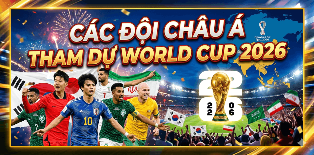 Các đội Châu Á tham dự World Cup 2026