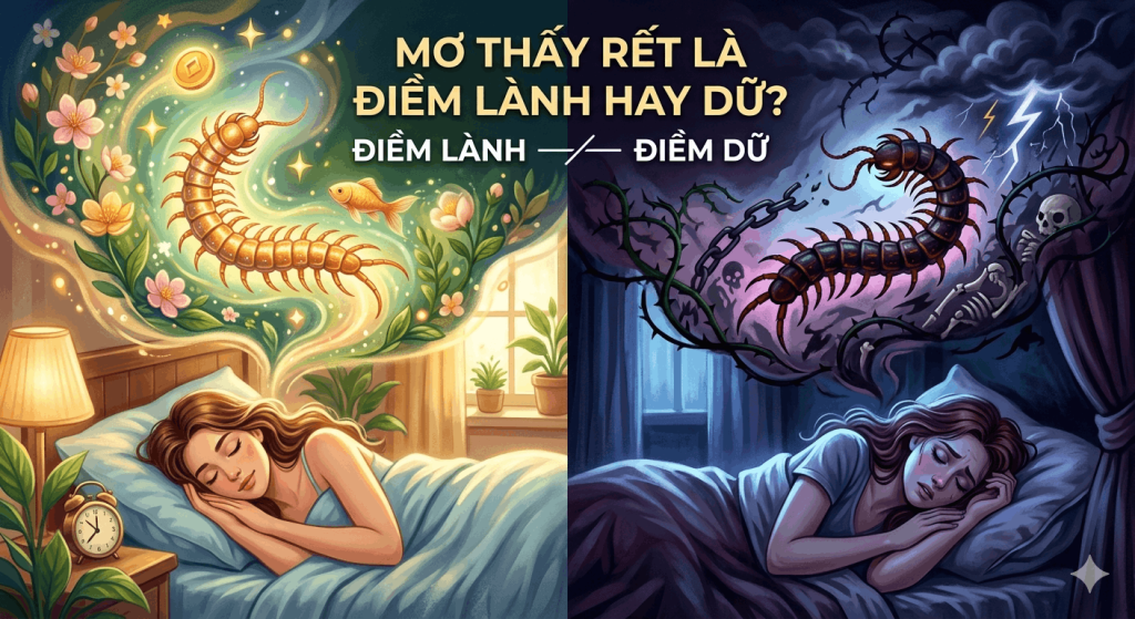Mơ thấy rết là điềm lành hay dữ?
